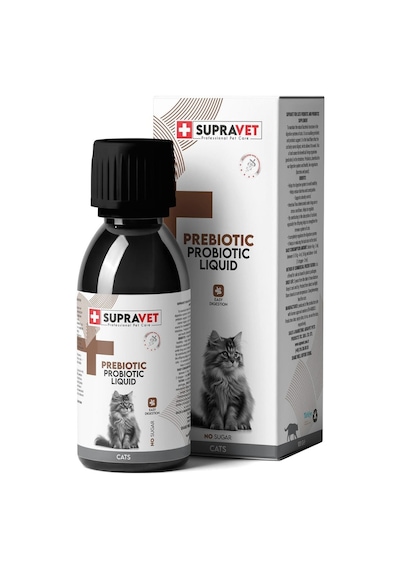 Supravet Kediler İçin Sıvı Prebiyotik Takviyesi 100 Ml