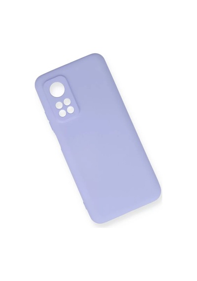 Newface Xiaomi Mi 10t Kılıf Nano İçi Kadife Silikon - Lila