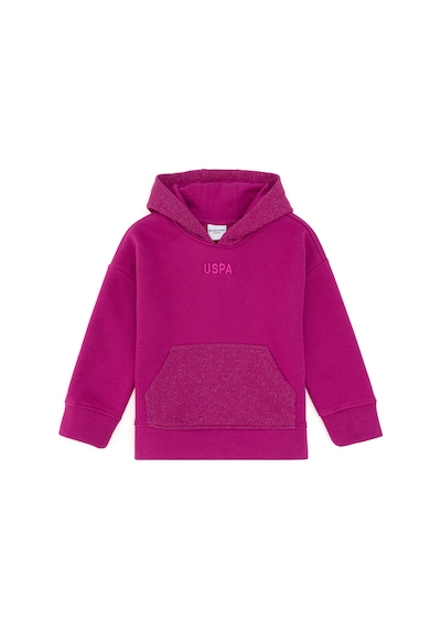 U.S. Polo Assn. Kız Çocuk Fuşya Kapüşonlu Sweatshirt 50290706-VR023 U.S. Polo Assn. Kız Çocuk Fuşya Kapüşonlu Sweatshirt 50290706-VR023