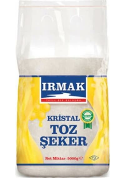 Irmak 5 Kg Kristal Toz Şeker El Yapımı Tatlılar İçin Doğal Ve Katkısız Seçenek Tekli