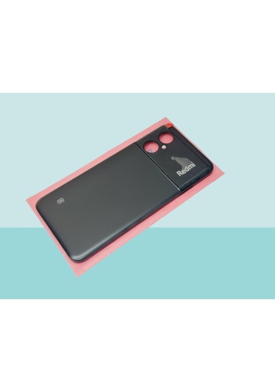 Tkgz - Xiaomi Redmi Note 11e Full Kasa Arka Kapak Batarya Kapağı - Siyah Çok Renkli