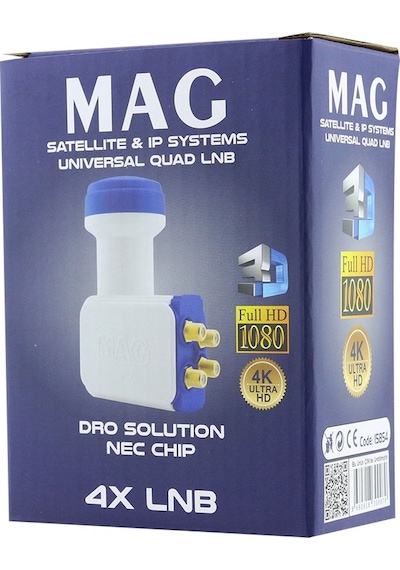 Mag Full Hd 4 Lü Lnb Altın Uçlu
