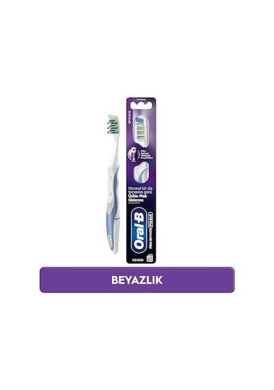Pro-3dwhite Pulsar Beyazlık Pilli Diş Fırçası, Orta Sertlik Açık Ahşap