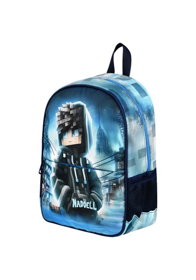 Waddell Lisansli Lacivert Siyah Anaokul Sirt Cantasi Robloks