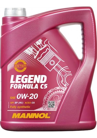 Mannol Mn7921-5 Legend Formula C5 Sae 0W-20 Apı Sp (Rc) Acea C5 Motor Yağı 5 L