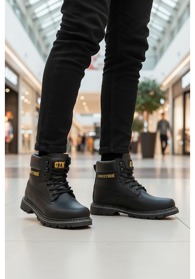 Siyah Soğuğa Dirençli Kaymaz Unisex Bot 922 G Siyah