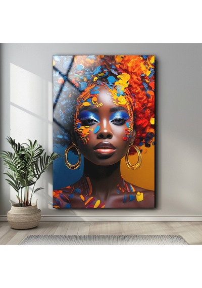 Afrikan Profesyonel Uv Cam Tablo Modern Duvar Dekoru Solmayan Canlı Renkler Ofis Ve Çalışma Odası Yeni Ev Hediyesi 4mm Kırılmaz Cam