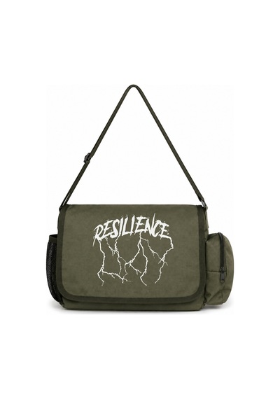 Sevbano Resilience Şimşek Baskılı Unisex Okul, Spor, Ofis Çok Amaçlı Post Haki