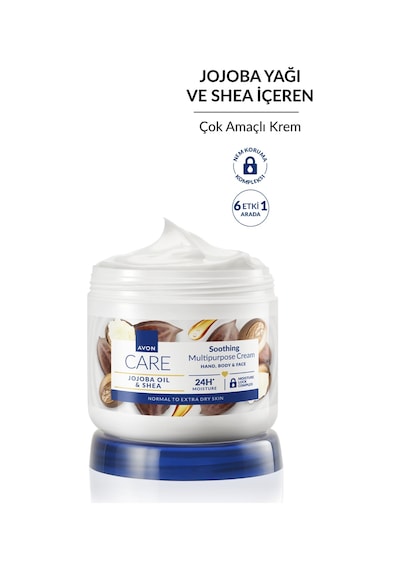 Avon Care Jojoba Yağı Ve Shea İçeren Çok Amaçlı Krem 400ml