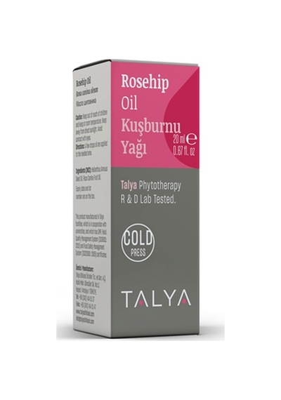 Talya Soğuk Sıkım %100 Saf ve Doğal Kuşburnu Yağı 20 ML