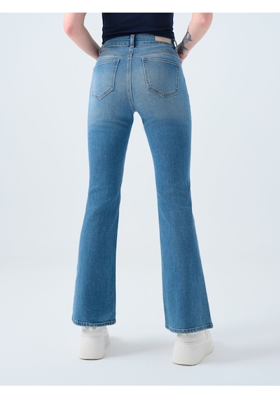 LOFT Flare Slim Fit Kadın Pantolon Lf2037066 Q1.v1 Denim LOFT Flare Slim Fit Kadın Pantolon Lf2037066 Q1.v1 Denim