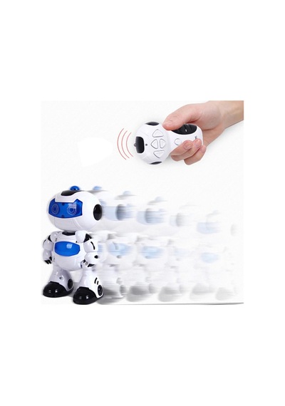 Uzaktan Kumandalı 7 Fonksiyonlu Işıklı Sesli Müzikli 360 Derece Dönebilen Eğlenceli Oyuncak Robot