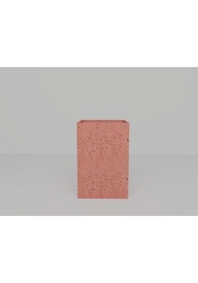 Nuano Consept Laden Serisi Köşeli Saksı Kiremit 40x110