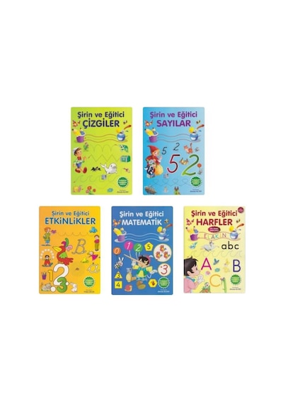 Parıltı Okul Öncesi Eğitim Seti 5 Kitap Set