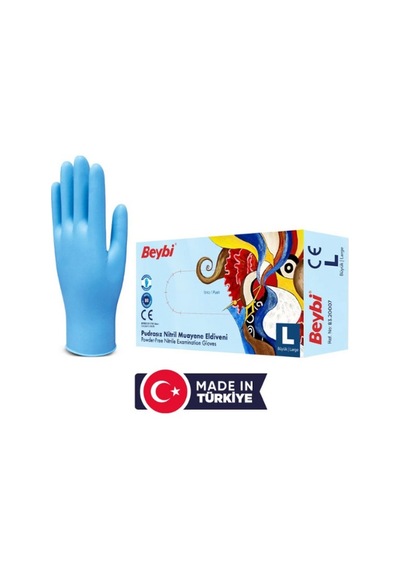 Hemengo Pudrasız Nitril Muayene Eldiveni - Large Büyük Boy Hmngobzs