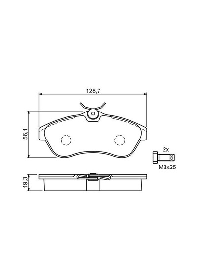 Citroen C3 Ön Fren Balatası 1.4 Hdi 92 Beygir 2002-2009 Bosch