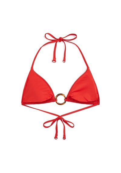Tommy Hilfiger Kadın Üçgen Rp Turuncu Bikini Üstü-13346