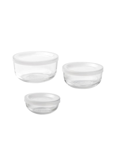 Ikea Bestamma Cam Saklama Kabı Seti - 3 Lü Set - Yuvarlak