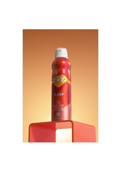 150 Ml She Love Kadın Deodorant Sprey Cinsiyet: Kadın 24 Saat Koruma Sağlar