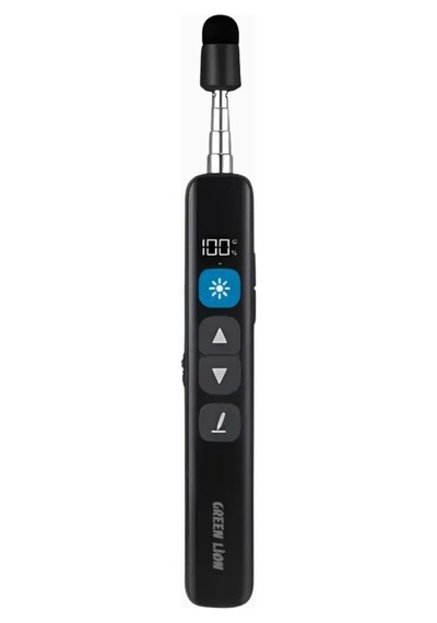 Green Lion Wireless 42cm Retractable Pointer, 650nm Laser, 2.4ghz Teleskopik Işaretçi Projeksiyon Sunum Kumandaları