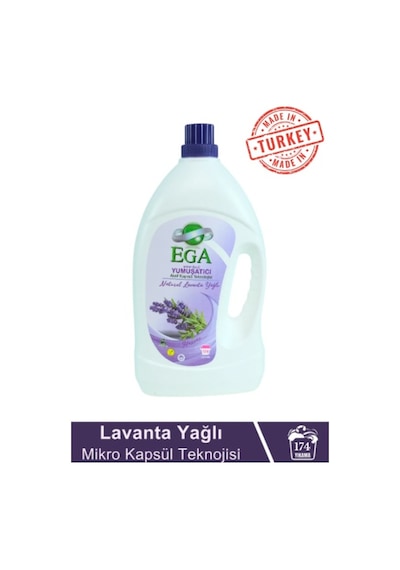 Ega Kimya Aktif Kapsül Teknolojili Lavanta Çamaşır Yumuşatıcısı 4100 ML