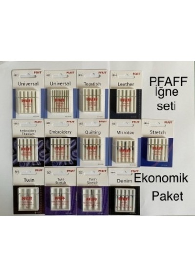 Pfaff Iğne Seti 13'lü Ekonomik Paket