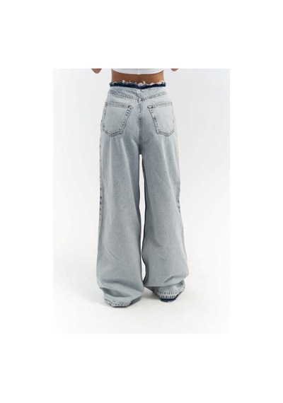 Mai Studios Co. Leony Bel Detay Mavi Jeans Mavi