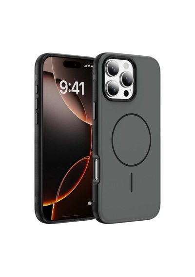 Joko Apple İphone 16 Pro Max Uyumlu Neksa Magsafe Kapak - Siyah Çok Renkli