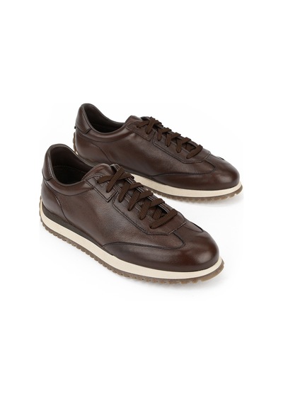 Ziya Erkek Hakiki Deri Sneaker 1611026z229 Kahve 1611026z229 300 40