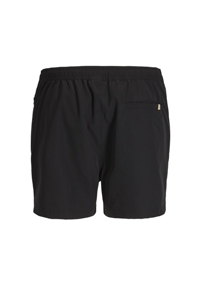 Jack & Jones Jack Jones Beli Lastikli Erkek Deniz Şortu 12291507 Siyah