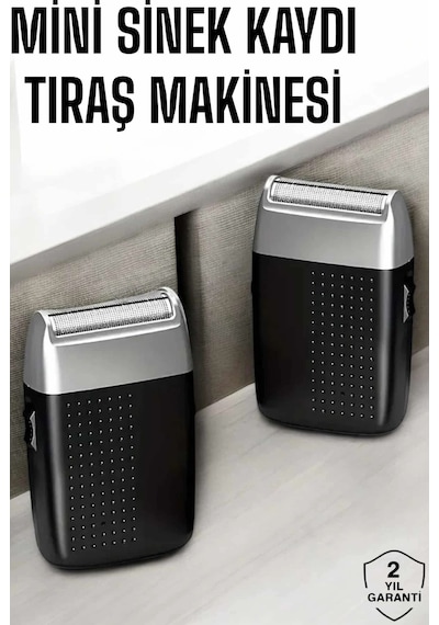 Ceylan Adam Tıraş Makinesi Mini Sinek Kaydı Şarjlı Taşınabilir Paslanmaz Çelik
