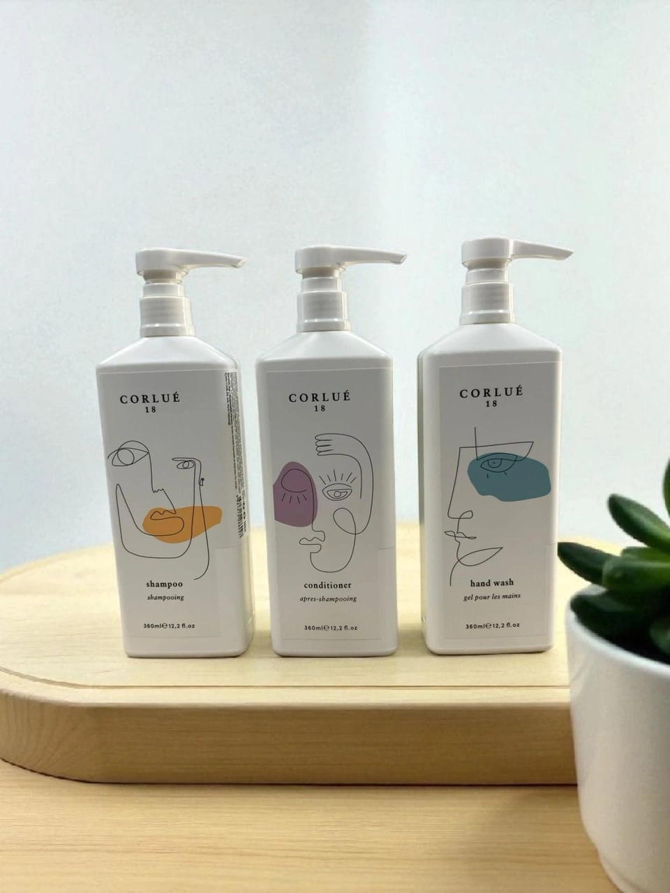 Corlue 18 Shampoo 360 Ml + Condıtıoner 360 Ml + Shower Gel 360 Ml Tüm Saçlar
