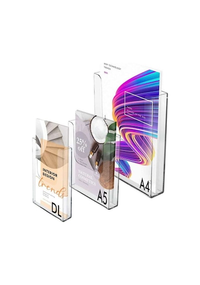 1/3 A4 Duvar Tipi Tekli Broşürlük 10lu Paket