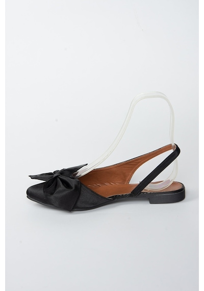 Fox Shoes H726809004 Kadın Babet Siyah