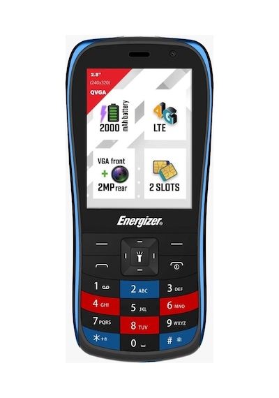 Energızer E284s Dual 4g Black-blue Tuşlu Cep Telefonu Energızer Türkiye li
