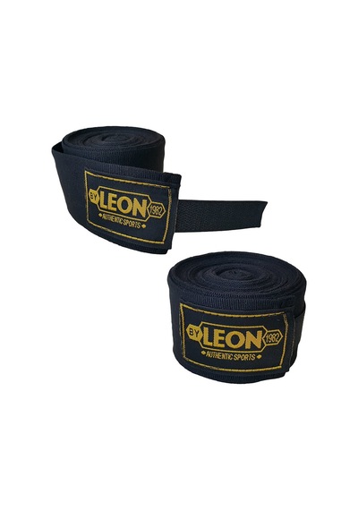 Kogam Leon Elastik Boks, Kick Boks Ve Muay Thai Bandajı 7 Metre Siyah