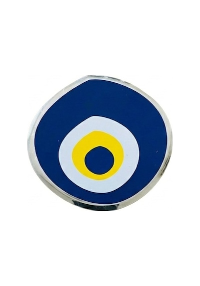 Nazar Boncuk Modeli Etiket Damla Sticker 5.5 Cm