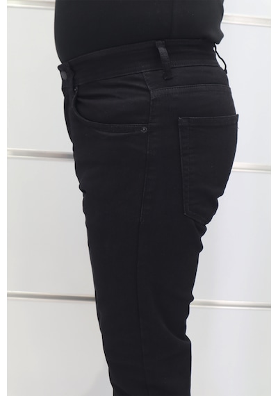 Denim Cartel Dmctekstil Erkek Çizgili Yüksek Bel Rahat Kesim Boru Paça Jean Pantolon Siyah Denim Cartel Dmctekstil Erkek Çizgili Yüksek Bel Rahat Kesim Boru Paça Jean Pantolon Siyah