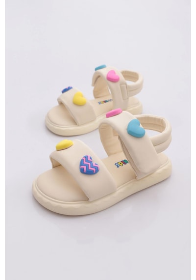 01-26y104 Çocuk Patik Sandalet Bej