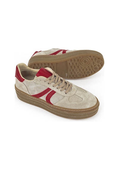 Ziya, Kadın Hakiki Deri Sneaker 1431000z6640 Bej Bej
