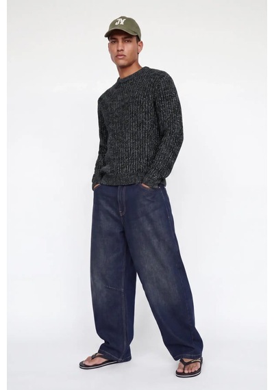 Jack & Jones Jjjaxon Erkek Kazak 12306928 Mavi