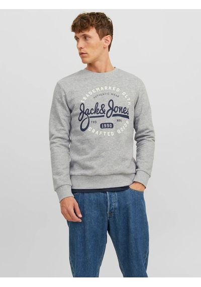 Jack & Jones Erkek Bisiklet Yaka Sweatshirt - 12236177 001