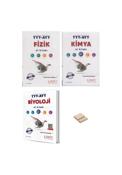 Limit Tyt Ayt Fizik Kimya Ve Biyoloji El Kitabı 3lü Set+ Telefon Standı