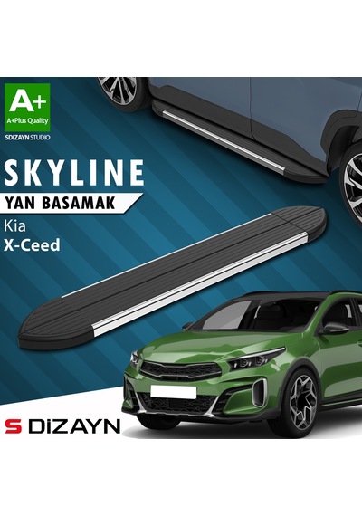 S-dizayn Kia Xceed Skyline Krom Yan Basamak 183 Cm 2019 Üzeri A+ Kalite