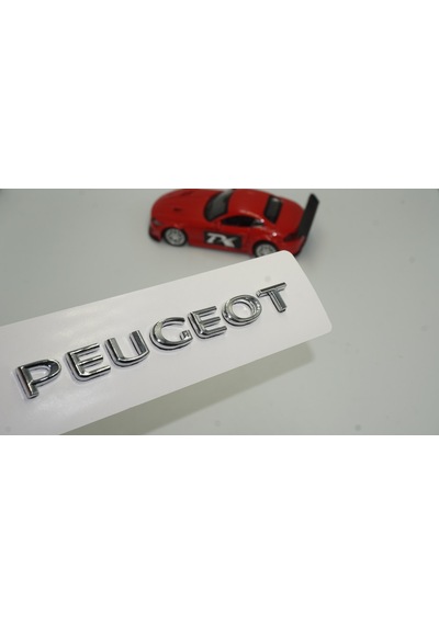 Dk Peugeot Bagaj Krom Abs 3m 3d Yazı Logo Amblem 13,5 Cm