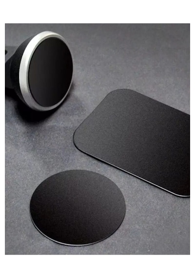 2'li Telefon Araç Içi Tutucu Stant Metal Plaka Magnetic Mıknatısl