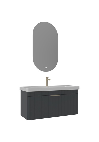 Orka Procida 105 Cm Mat Antrasit Banyo Dolabı Alt Modül Lavabo Antrasit Orka Procida 105 Cm Mat Antrasit Banyo Dolabı Alt Modül Lavabo Antrasit