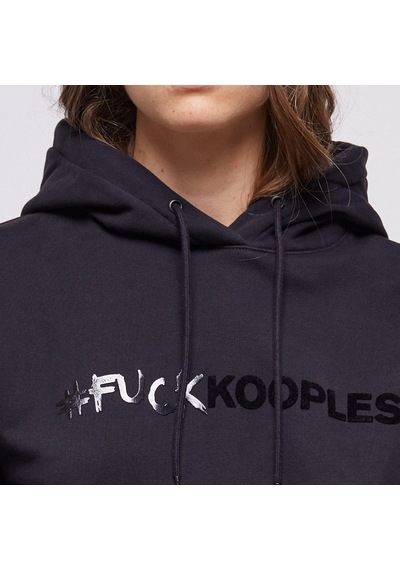 The Kooples Kadın Baskılı Siyah Sweatshırtbaskılıfswe26021k