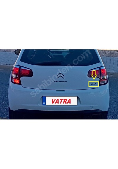 C3 1.6 Hdi Exclusive Uyumlu Citroen Krom Bagaj Yazısı 3m 3d Abs