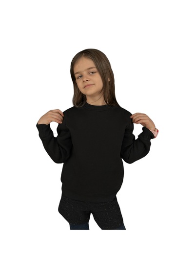 Pxm 3 İplik Şardonlu Premium Kumaş Çocuk Sweatshirt 5-6 / 7-8 / 9-10 Ve 11-12 Yaş Siyah Siyah Pxm 3 İplik Şardonlu Premium Kumaş Çocuk Sweatshirt 5-6 / 7-8 / 9-10 Ve 11-12 Yaş Siyah Siyah